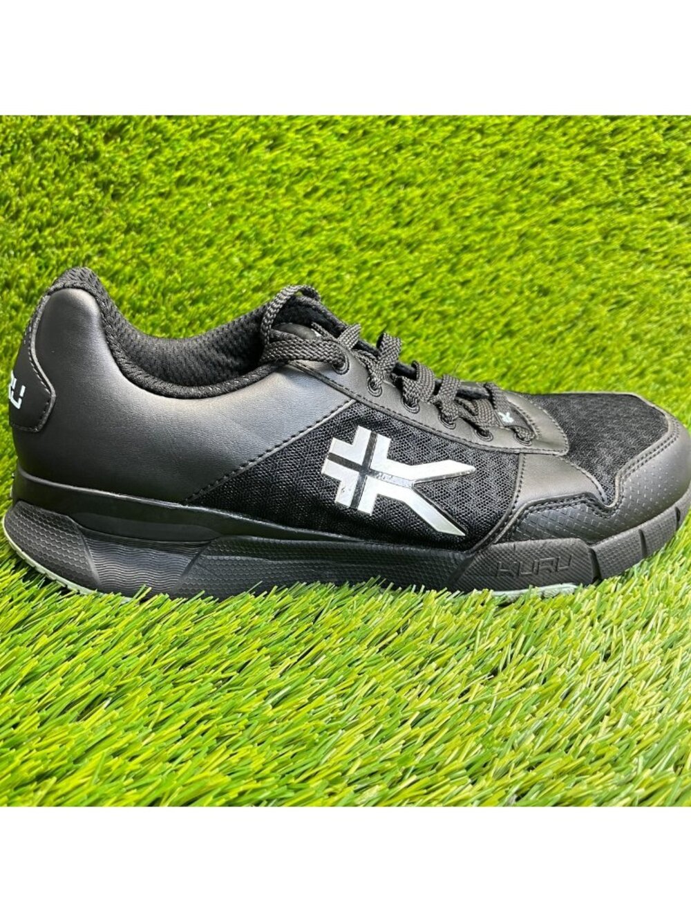 Kuru Quantum 2.0 Womens Size 11 Jet Black White Athletic Running Shoes Sneakers